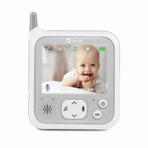 Monitor pentru copii Lionello Babyline 7.1, Alb