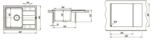 Combi 650 chiuveta Florentina (Sampanie)