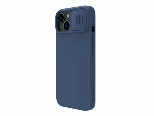 Nillkin Apple iPhone 14, CamShield Silky Silicone Case, Midnight Blue