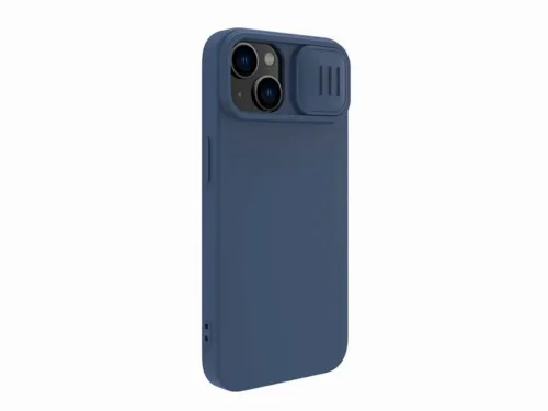 Nillkin Apple iPhone 14, CamShield Silky Silicone Case, Midnight Blue
