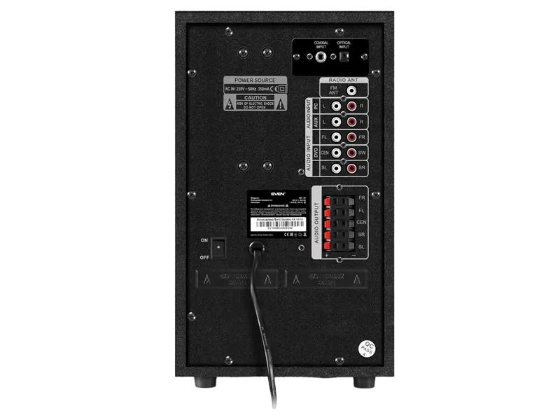 Sistem audio SVEN HT-210, Negru