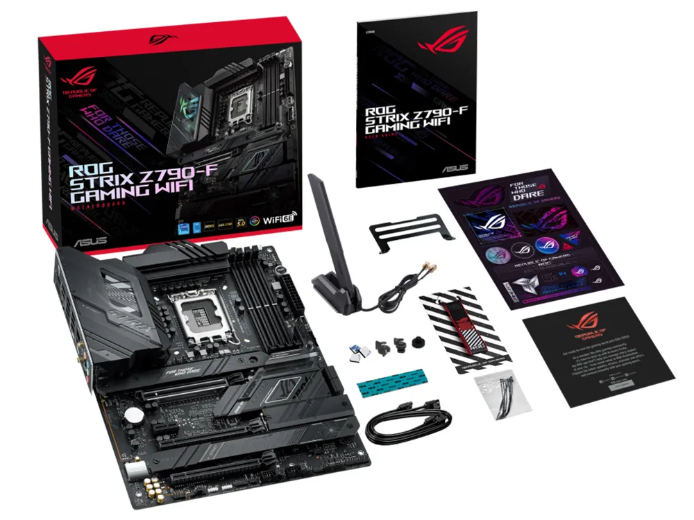 Материнская плата ASUS ROG STRIX Z790-F GAMING WIFI, LGA1700, Intel Z790, ATX