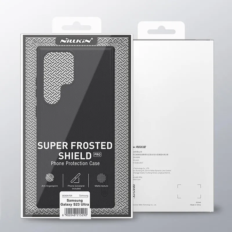 Husă Nillkin Galaxy S23 Ultra - Frosted Pro, Negru