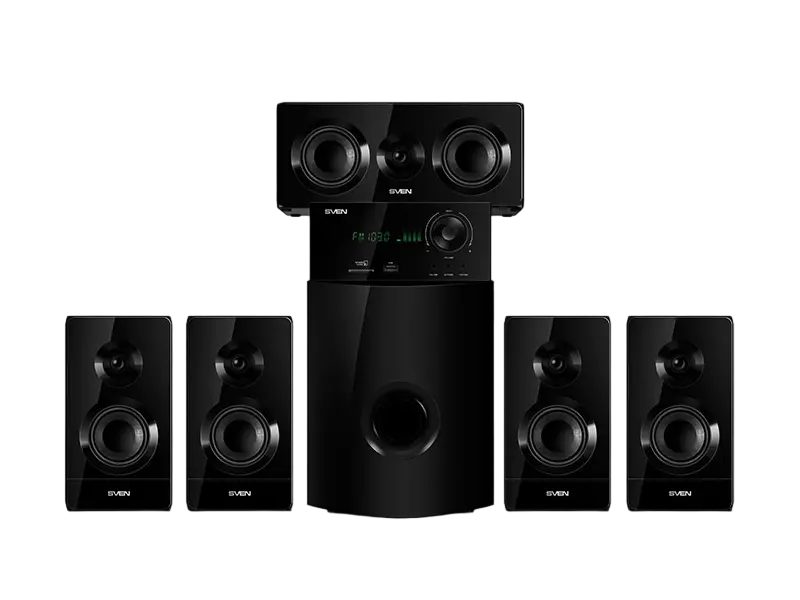 Sistem audio SVEN HT-210, Negru