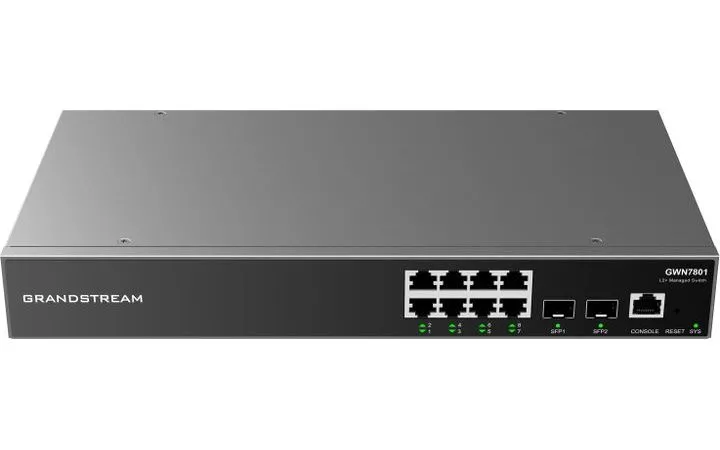 Comutator Grandstream GWN7801, 8x 10/100/1000 Mbps