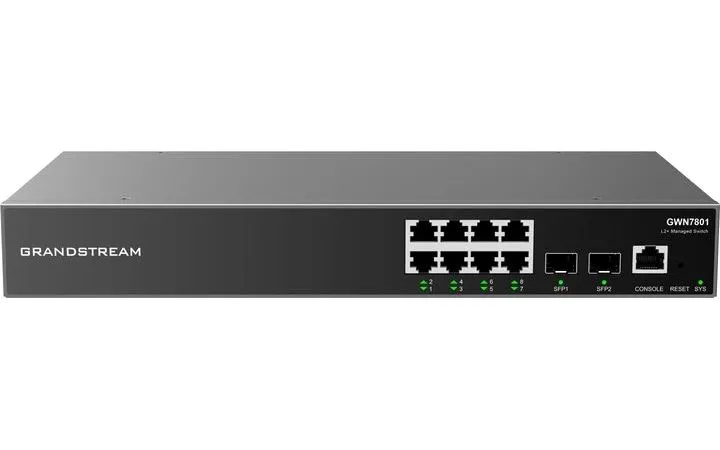 Comutator Grandstream GWN7801, 8x 10/100/1000 Mbps