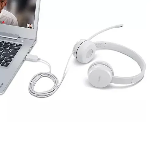 Căști Lenovo 110 Stereo, Alb