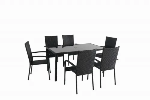 Scaun de gradina Avola (negru)