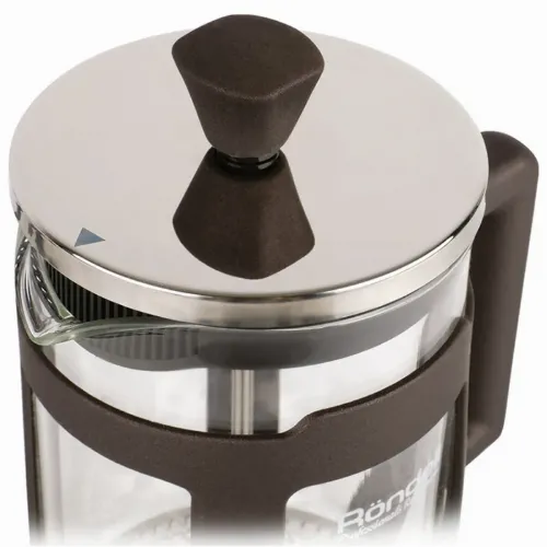 Cafetiera French Press Rondell RDS-1296, 0,6L, Maro