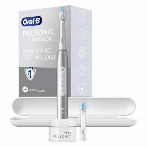 Periuța de dinți electrică sonică BRAUN S411.526.3X, Argintiu
