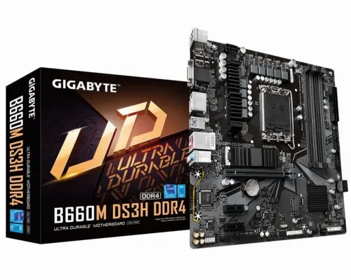 Placă de bază Gigabyte B660M DS3H DDR4, LGA1700, Intel B660, Micro-ATX