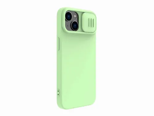 Nillkin Apple iPhone 14, CamShield Silky Silicone Case, Mint Green