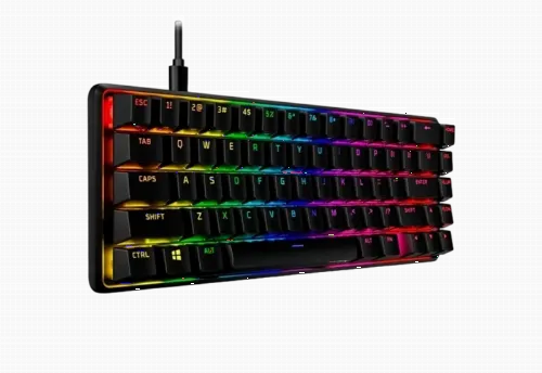 Gaming Keyboard HyperX Alloy Origins 65, Mechanical, TKL, Aluminum body, Red SW, RGB, US Layout, USB