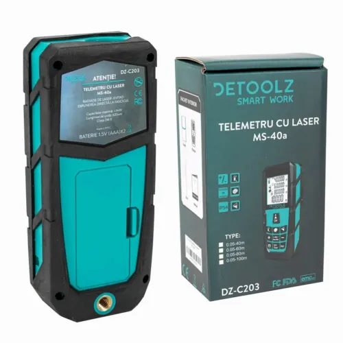 Telemetru cu laser DETOOLZ MS-40a