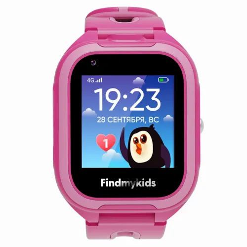Детские часы Elari Findmykids Go, Розовый