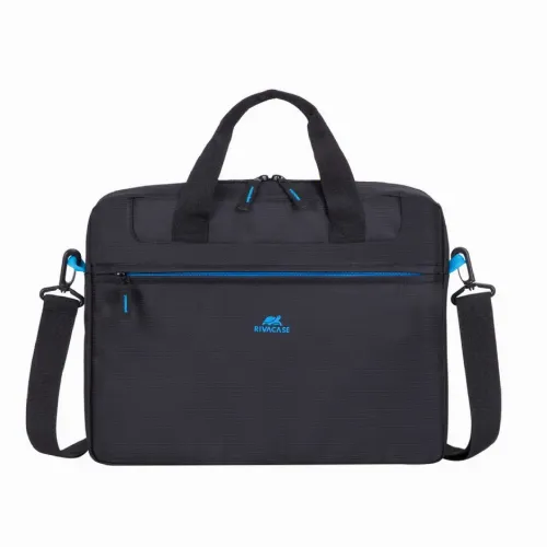Сумка для ноутбука RivaCase Regent, 15.6", Полиэстер, Чёрный