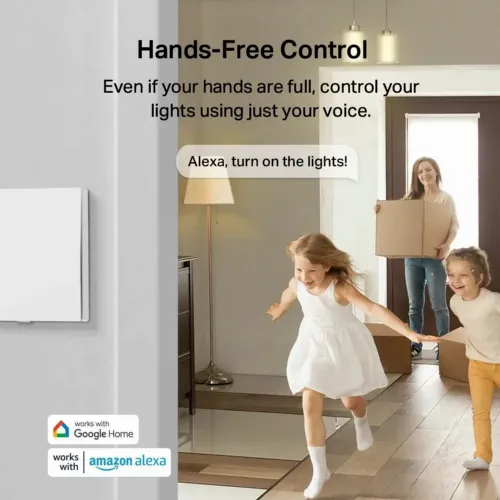Comutator inteligent de lumină TP-LINK Tapo S210, Alb
