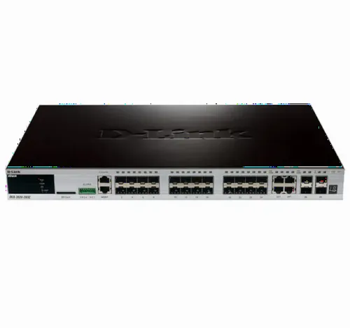 Switch de rețea D-Link DGS-3620-28SC, 4x 10/100/1000 Mbps, 24x SFP