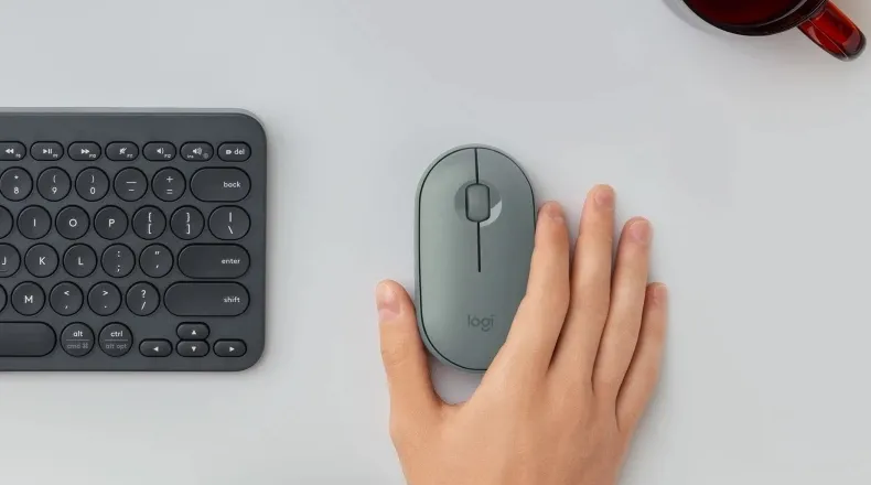 Беcпроводная мышь Logitech M350, Зелёный