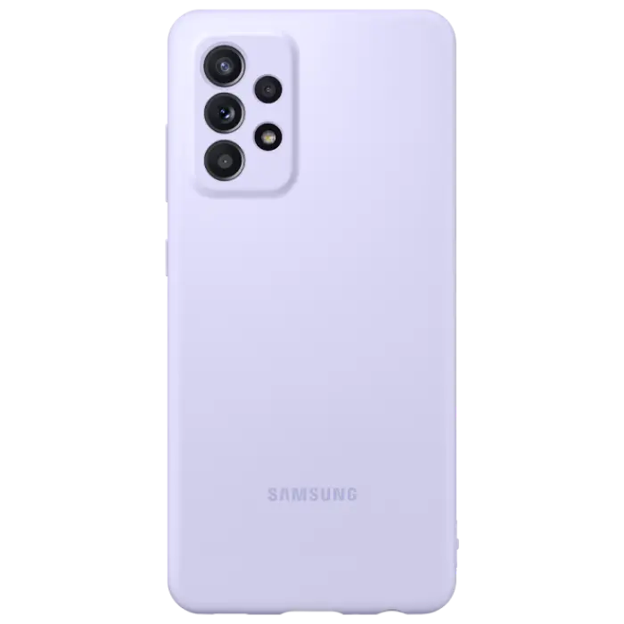 Чехол Samsung Silicone Cover Galaxy A52, Фиолетовый