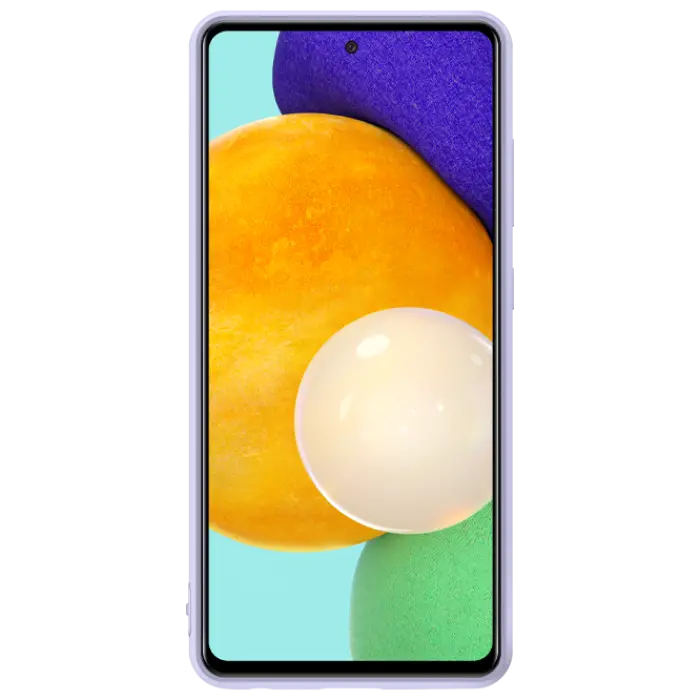 Чехол Samsung Silicone Cover Galaxy A52, Фиолетовый