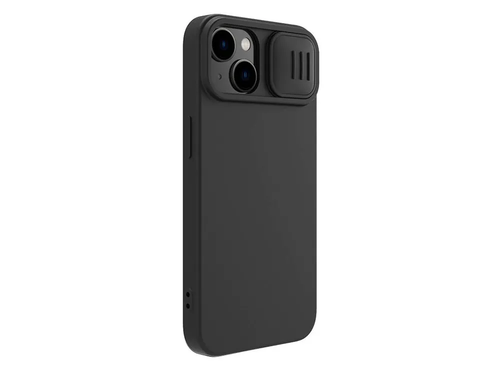 Nillkin Apple iPhone 14, CamShield Silky Silicone Case, Elegant Black