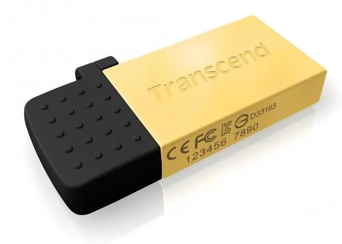 USB Flash накопитель Transcend JetFlash 380, 64Гб, Золотой