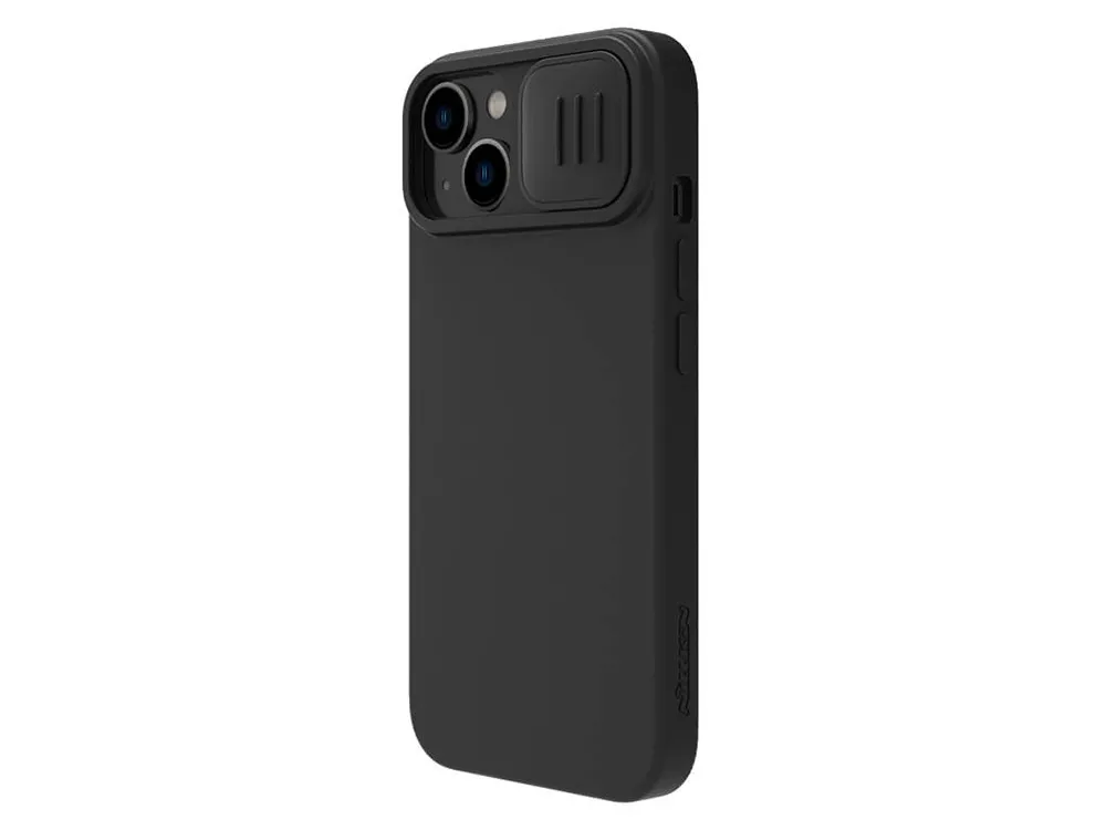 Nillkin Apple iPhone 14, CamShield Silky Silicone Case, Elegant Black