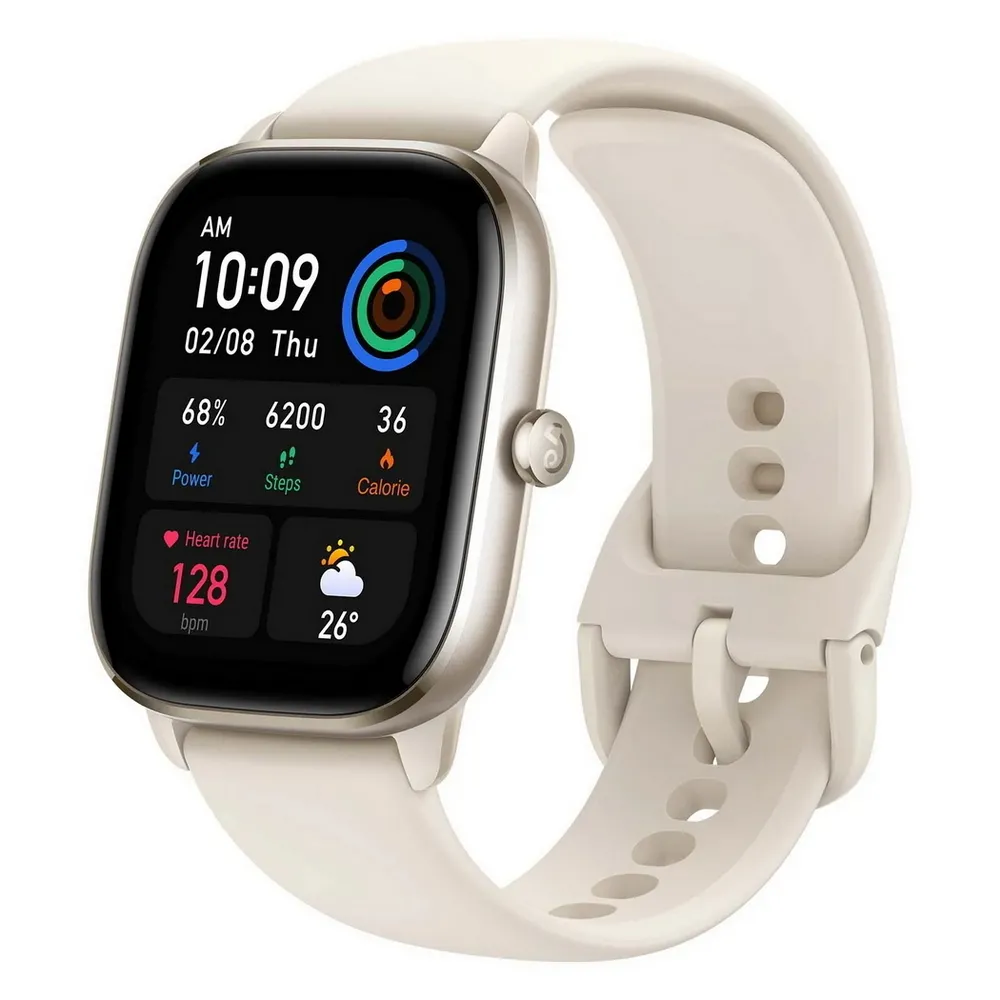 Ceas inteligent Xiaomi Amazfit GTS 4 Mini, 42mm, Moonlight White