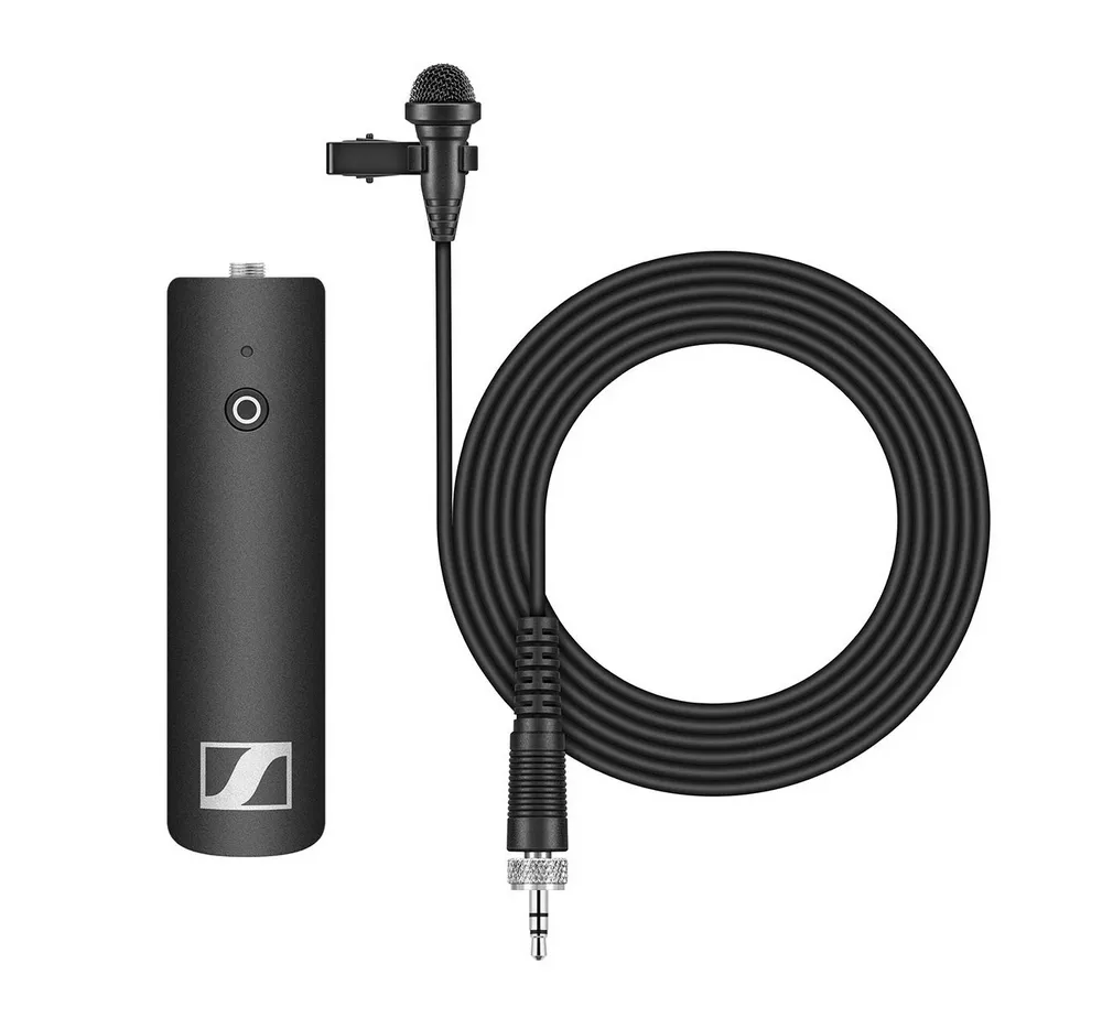 Microfon portabil pentru înregistrare vocală Sennheiser XSW-D, Cu fir, Negru