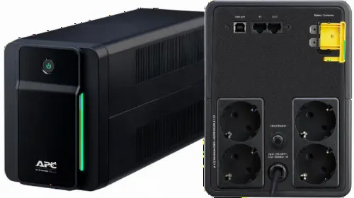 Источник бесперебойного питания APC Back-UPS BX2200MI-GR, Линейно-интерактивный, 2200VA, Башня