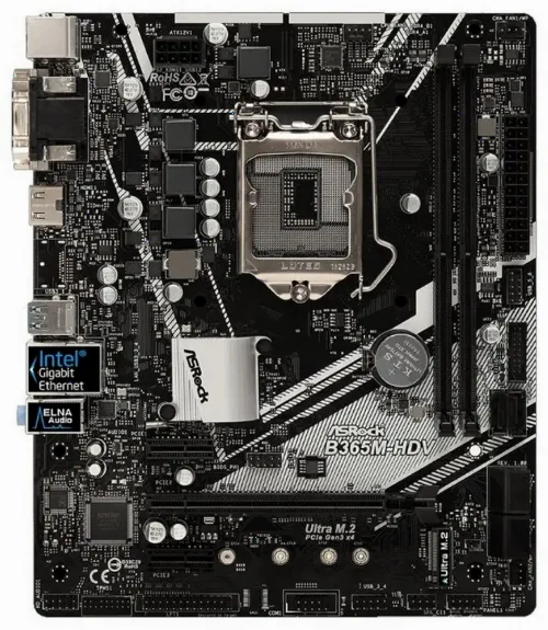 Placă de bază ASRock B365M-HDV, LGA1151, Intel B365, Micro-ATX