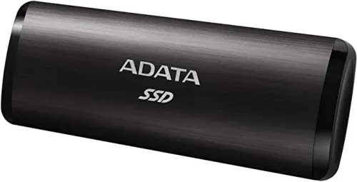 1.0TB ADATA Portable SSD SE760 Black, USB-C 3.1 (122x44x14mm, 95g, R/W:1000/800MB/s)