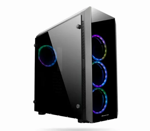 Carcasă PC Chieftec GL-02B-OP, Midi-Tower, ATX, Negru