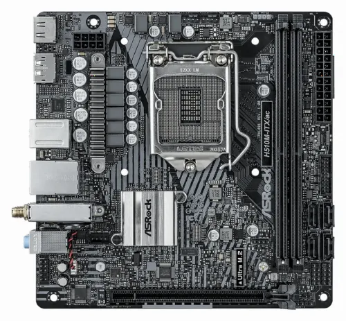 Placă de bază ASRock H510M-ITX/AC, LGA1200, Intel H510, Mini-ITX