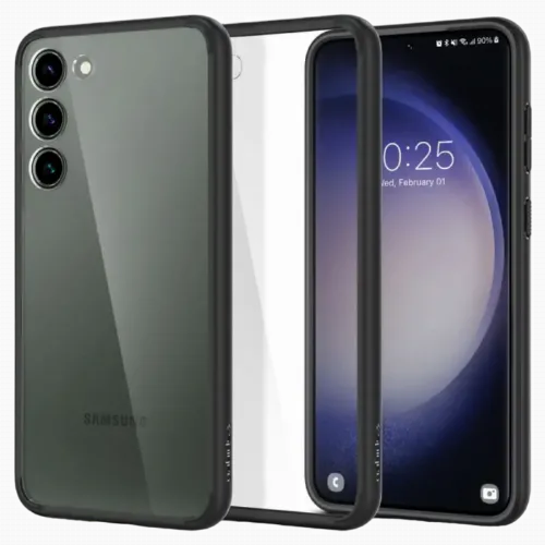 Чехол Spigen Samsung S23+, Ultra Hybrid, Матовый Черный
