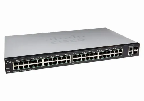 Switch de rețea Cisco SG250-50, 48x 10/100/1000 Mbps, 2x SFP