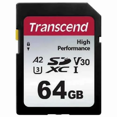 Card de Memorie Transcend SDXC Class 10, 64GB (TS64GSDC330S)