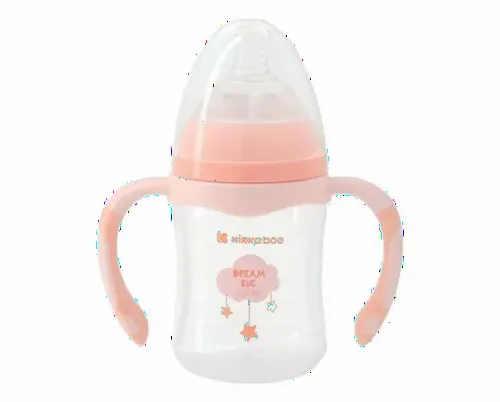 Sticlă de hrănire Kikka Boo Cloud, Roz