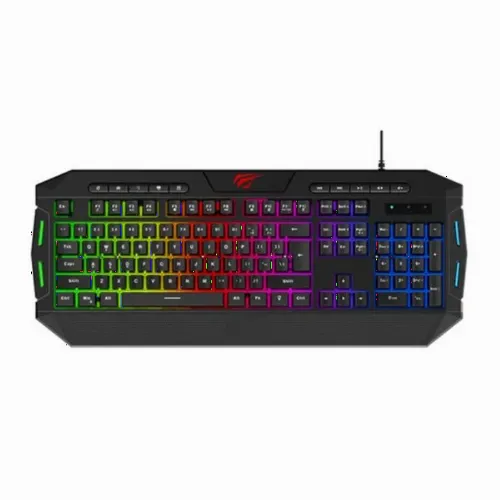 Set Tastatură + Mouse + Mouse Pad + Căști Havit KB501CM, Cu fir, Negru