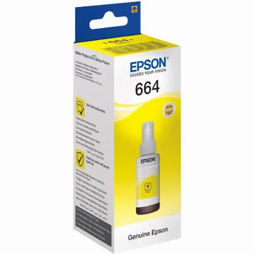 Recipient de cerneală Epson T664, 70ml, Galben