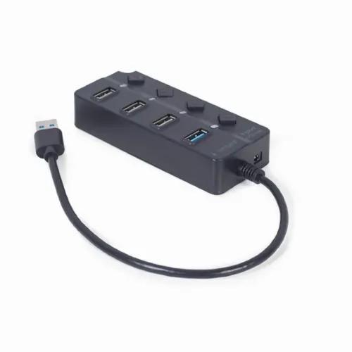 Adaptor Hub Gembird UHB-U3P1U2P3P-01, Negru