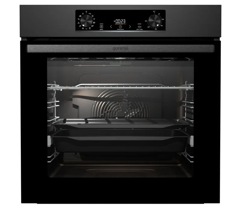 Электрический духовой шкаф Gorenje BOS6737E20FBG, Чёрный