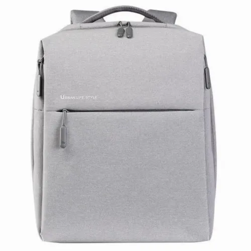 Rucsac pentru Laptop Xiaomi Mi City 2, 15.6", Poliester, Gri deschis