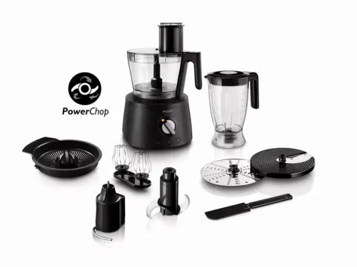 Robot de bucătărie PHILIPS HR7776/90, Negru