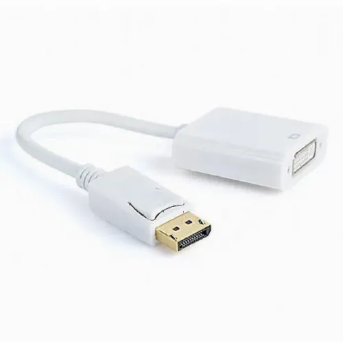 Adaptor Video Cablexpert A-DPM-DVIF-002-W, DisplayPort (M) - , 0,10m, Alb