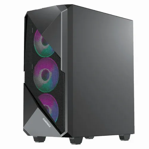 Компьютерный корпус Gamemax Revolt, Midi-Tower, ATX, Чёрный