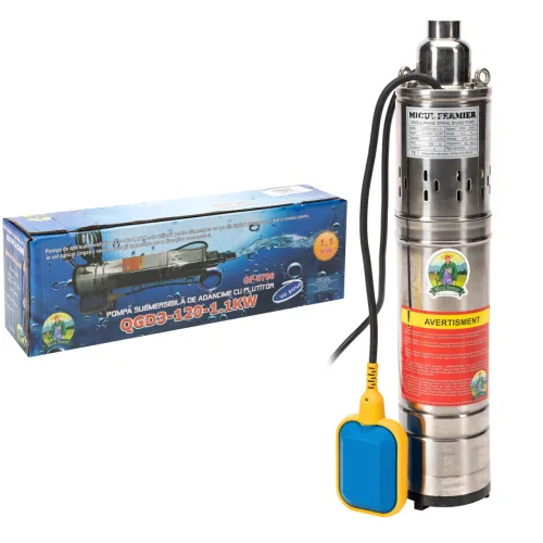 Pompa submersibila Micul Fermier 1.1kW 120m (Tun)
