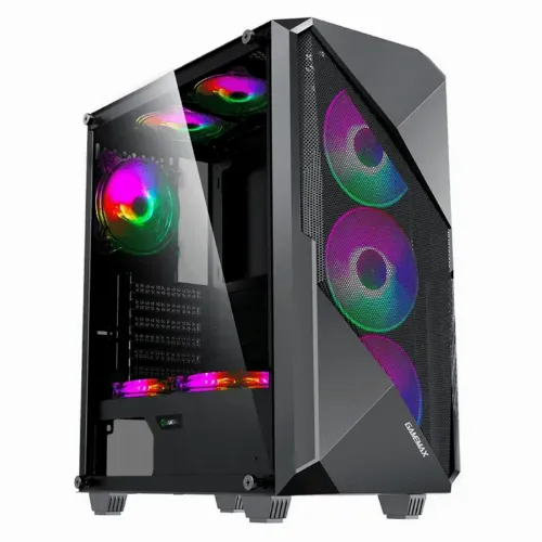 Компьютерный корпус Gamemax Revolt, Midi-Tower, ATX, Чёрный