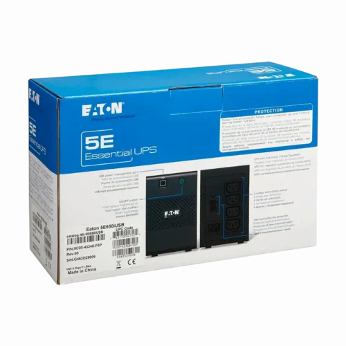 Источник бесперебойного питания Eaton 5E650iUSB, Линейно-интерактивный, 650VA, Башня